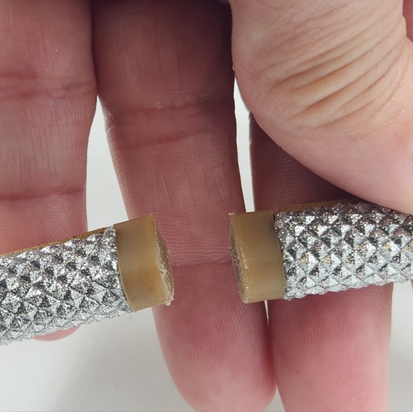 Gianni Bini Silver Rhinestone Embellished Slingback Pumps - Size 7.5 - Picture 14 of 17